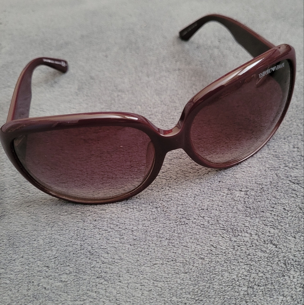 Emporio Armani Burgundy Sunglasses